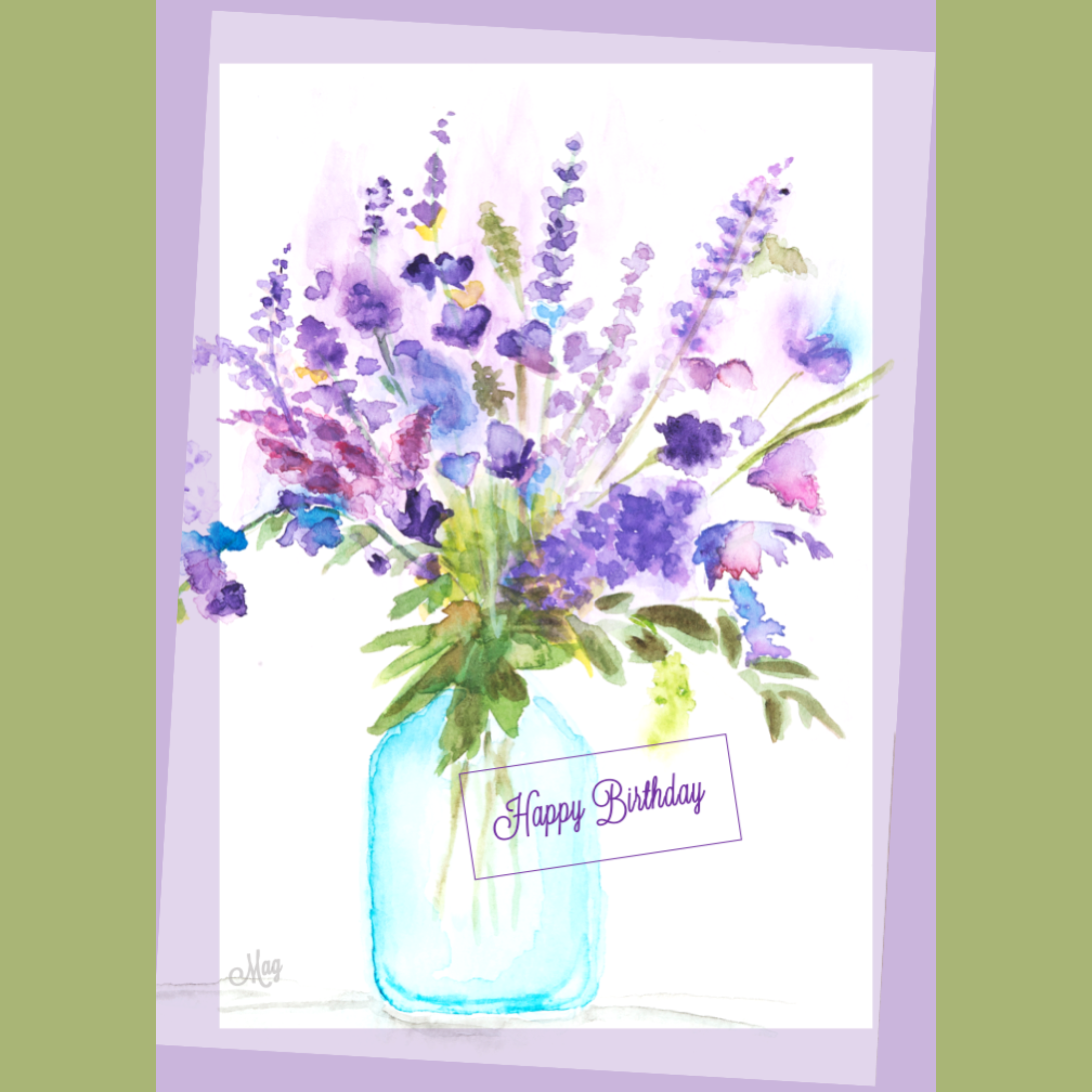 Handcrafted art greeting cards by Creative Brush Works – unique cards for every occasion