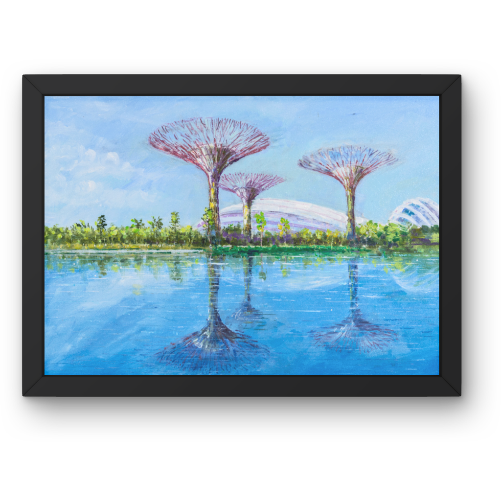 Supertree Grove at Gardens by the Bay Canvas Print – A3 Singapore Landmark Wall Art