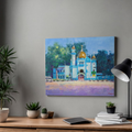 Malabar Mosque Singapore Canvas Print – A3 Cultural Landmark Wall Art