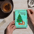 Have A Pawsome Christmas Basset Hound — Original Acrylic Painting Card | Funny Dog Lover Gift
