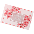 Plumeria Bloom Birthday Card – Floral Design