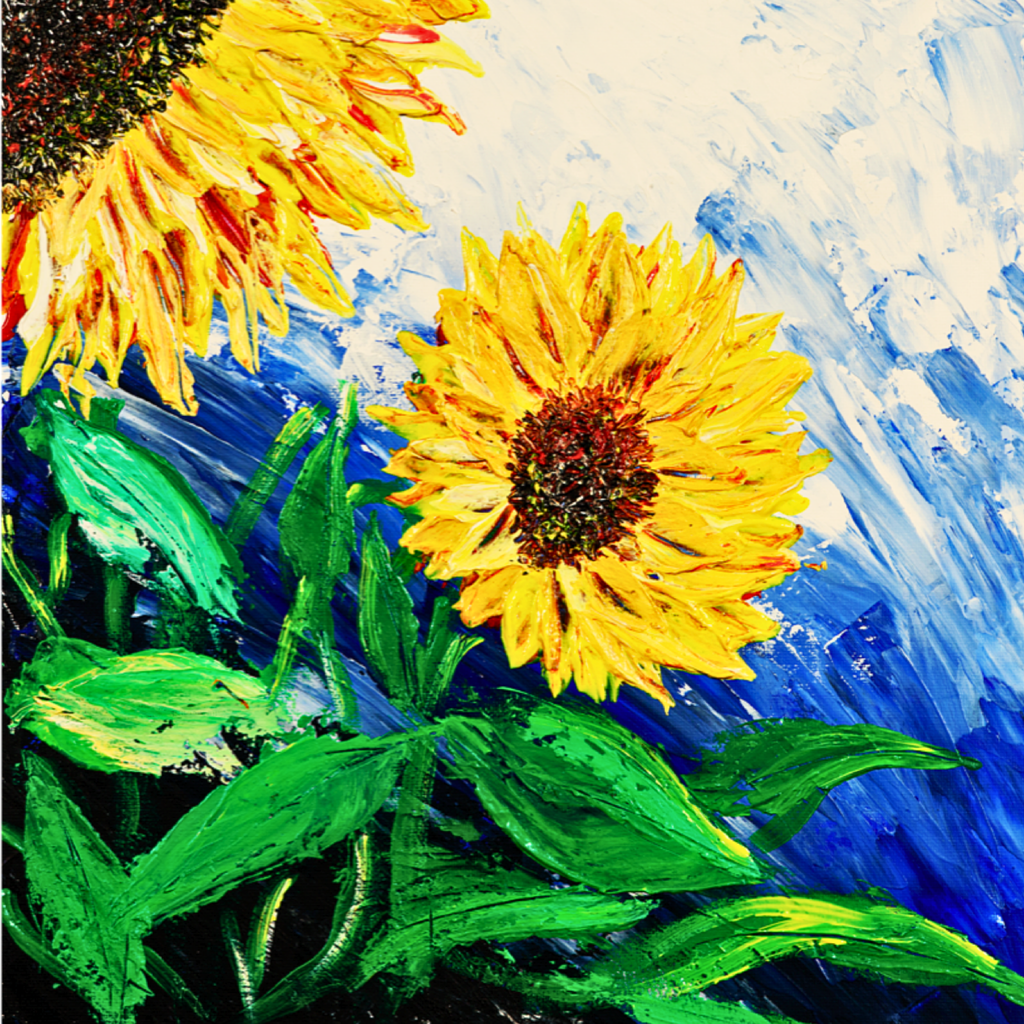 Sunlit Bloom Mug – Two Sunflowers Ceramic Coffee Mug