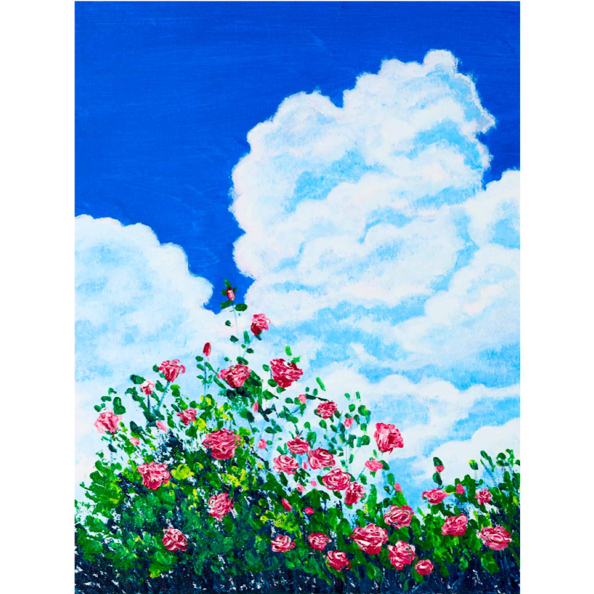Skyward Roses Mug – Pink Roses Ceramic Coffee Mug