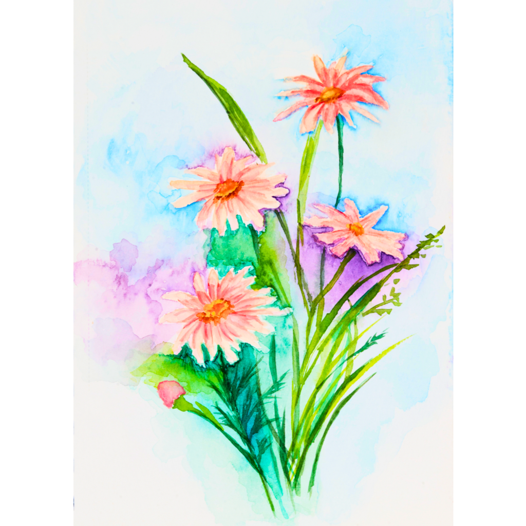 Dreamy Pink Bouquet Mug – Watercolor Floral Ceramic Coffee Mug