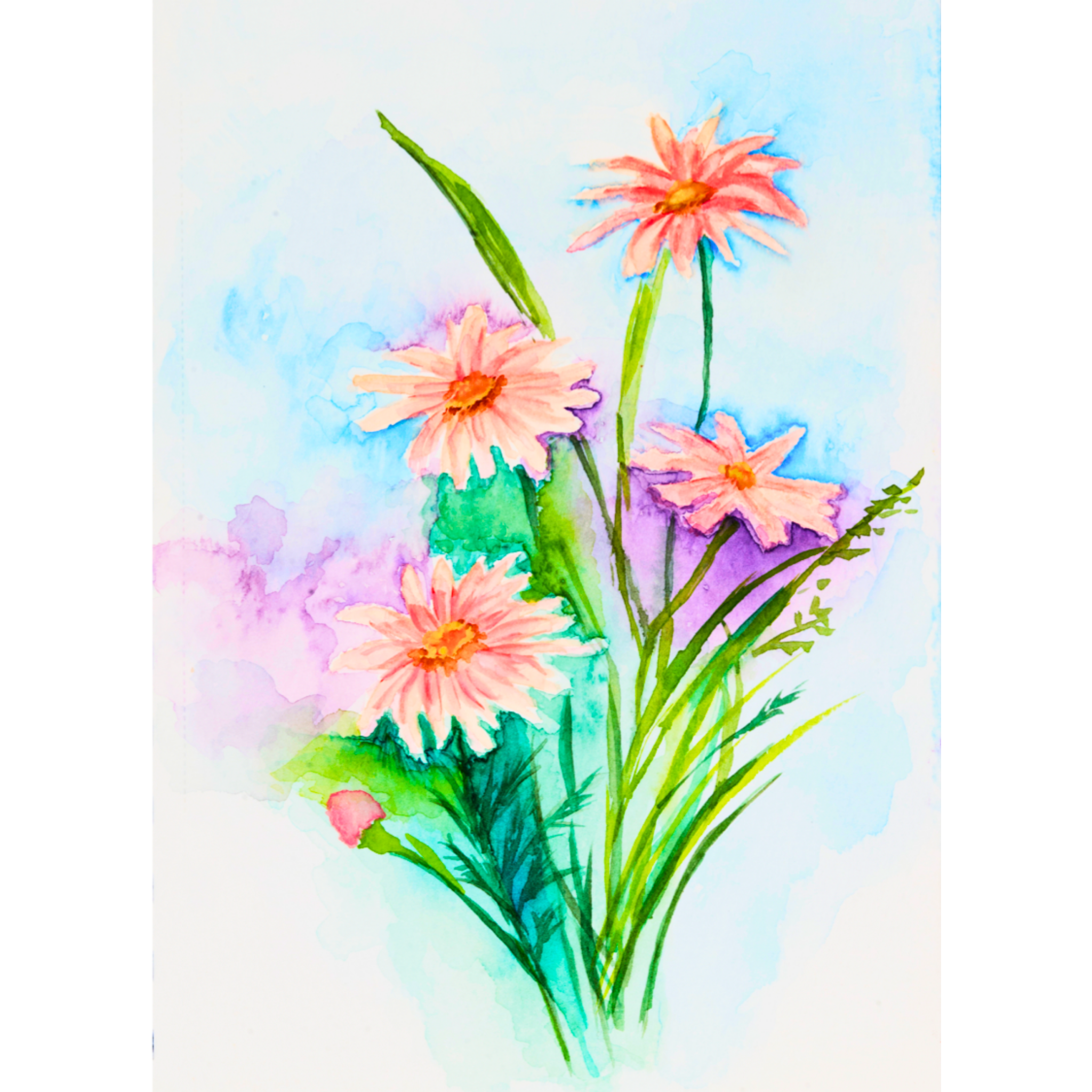 Dreamy Pink Bouquet Mug – Watercolor Floral Ceramic Coffee Mug