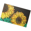 Sunflowers in the Dark — Original Acrylic Painting Card | Bold Floral Art Gift