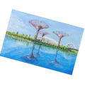 Supertree Grove at Gardens by the Bay Card – Curated Painting