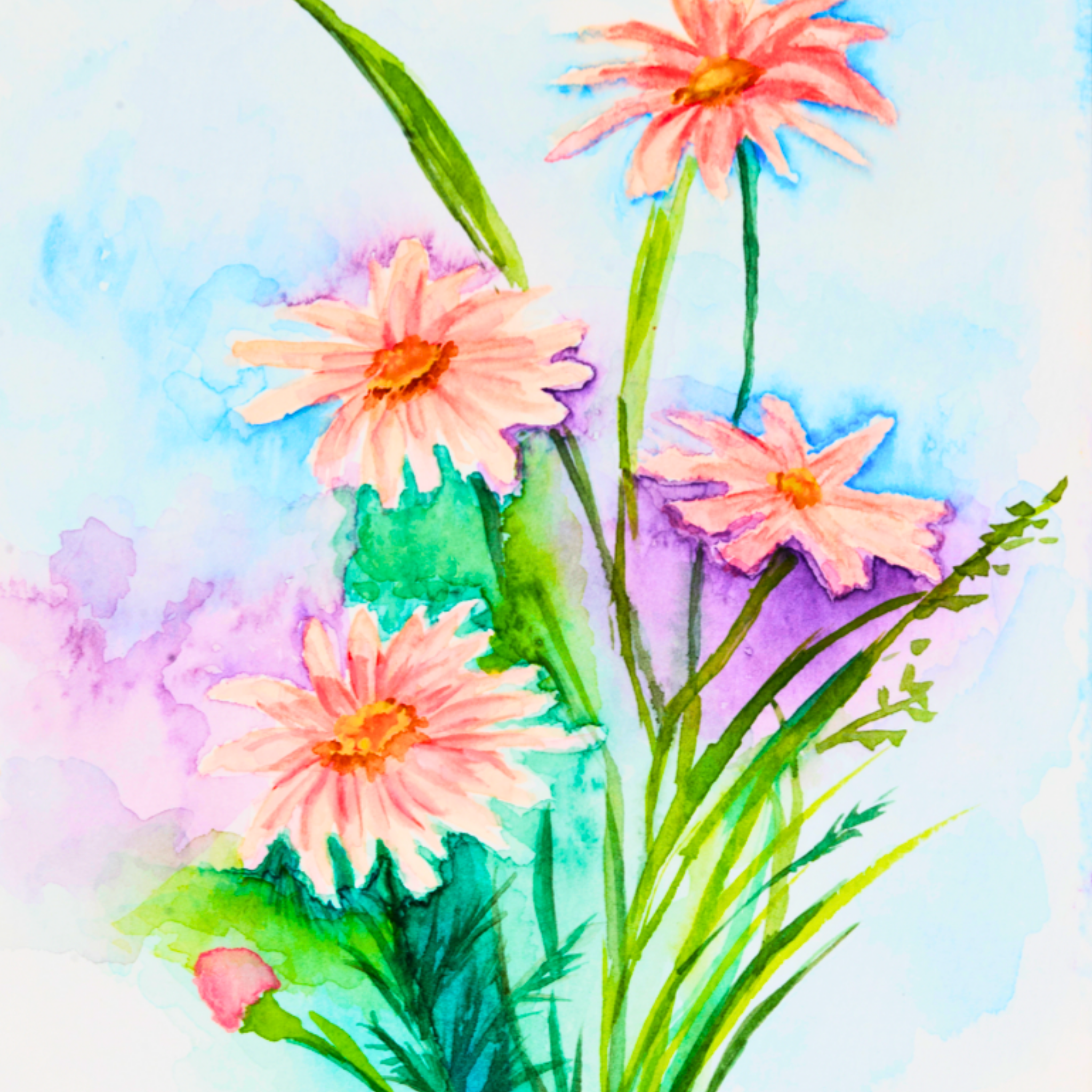 Dreamy Pink Bouquet Mug – Watercolor Floral Ceramic Coffee Mug