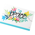 Peace Floral Card – Watercolor Illustration Design