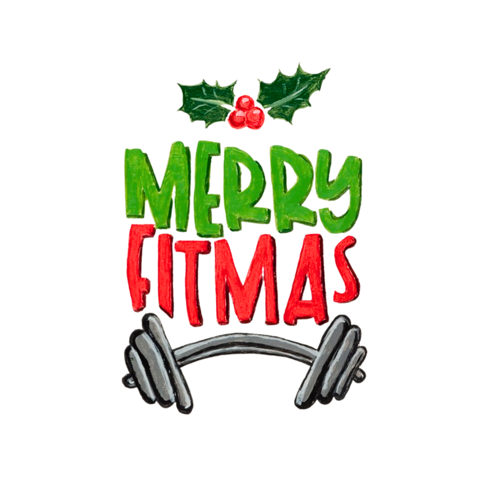 Merry Fitmas Dumbbell Mug – Fitness Christmas Ceramic Coffee Mug