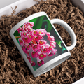 Pink Frankincense Flowers Mug – Delicate Floral Ceramic Coffee Mug