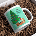 Basset Hound in Santa Hat Mug – Pawsome Christmas Dog Ceramic Coffee Mug