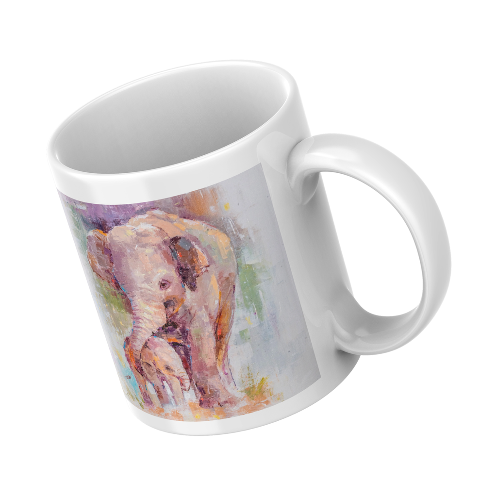 Mother & Baby Elephant Mug – Tender Bond Ceramic Coffee Mug