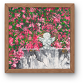 Angel in Bloom Canvas Print – A3 Acrylic Painting Wall Art