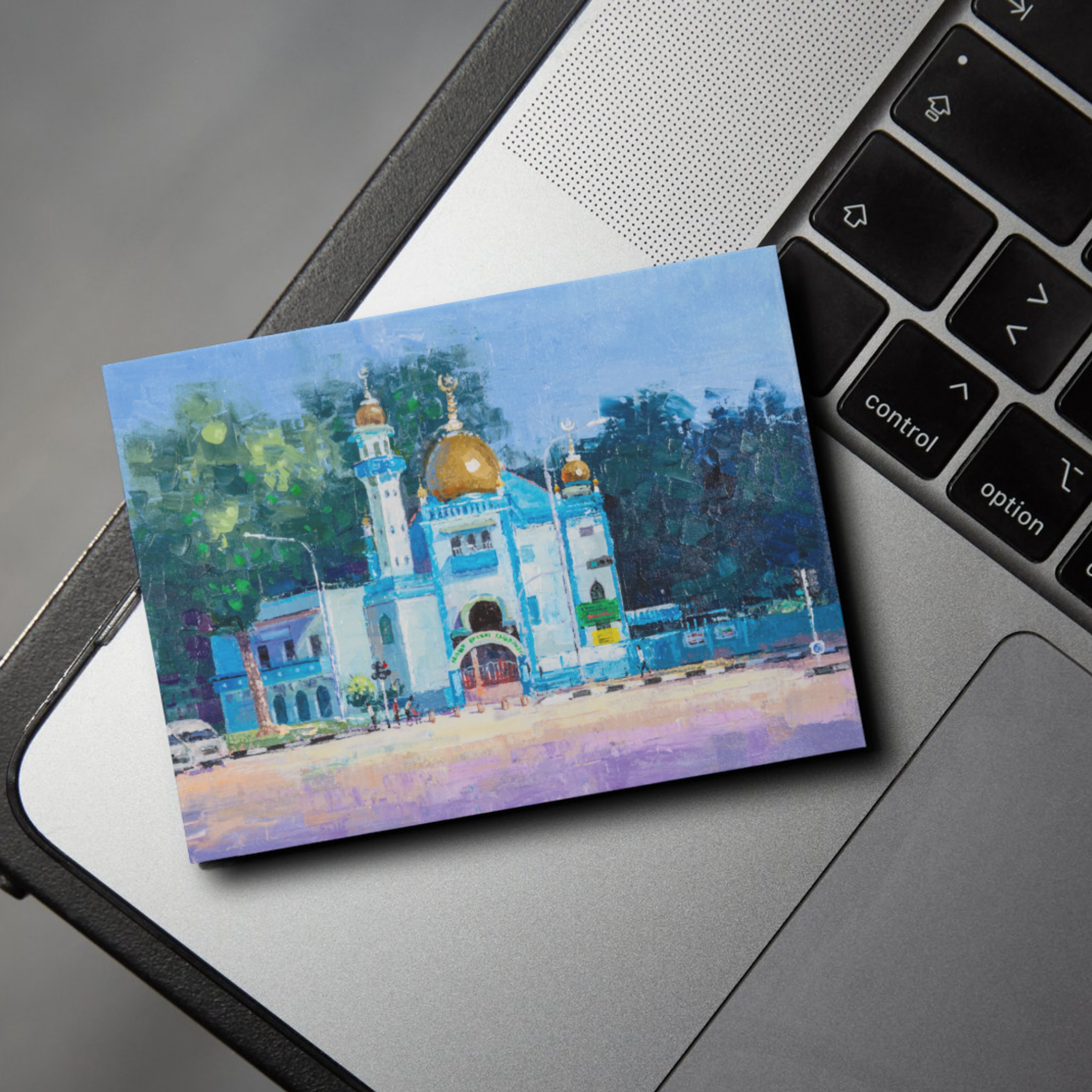 Malabar Mosque, Singapore – Curated Painting Card