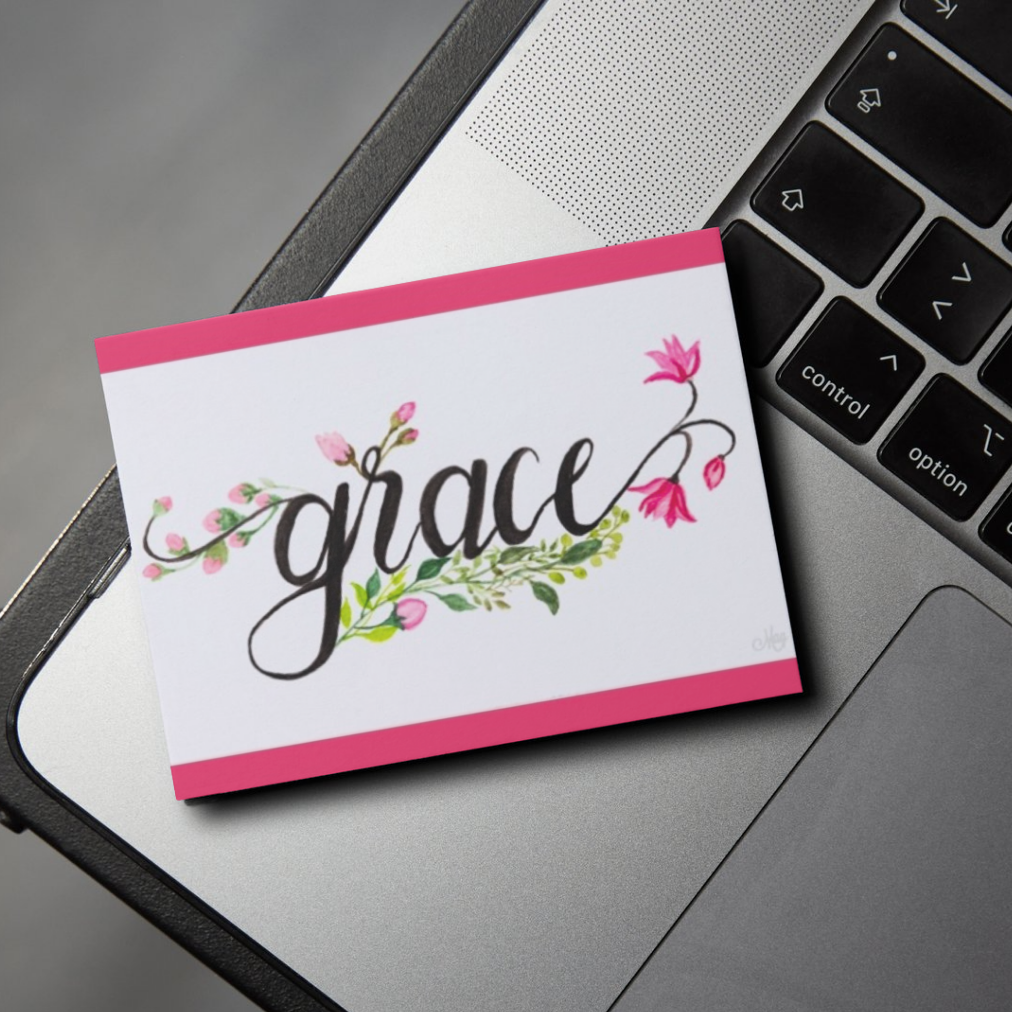 Grace Floral Card – Watercolor Illustration Design