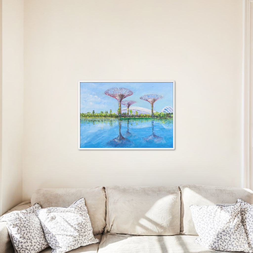 Supertree Grove at Gardens by the Bay Canvas Print – A3 Singapore Landmark Wall Art