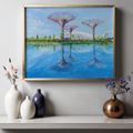Supertree Grove at Gardens by the Bay Canvas Print – A3 Singapore Landmark Wall Art